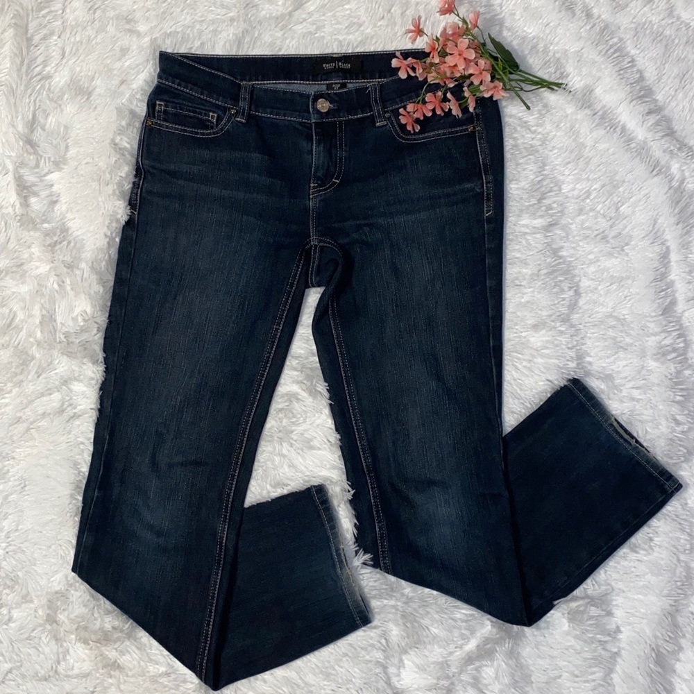 White House Black Market | Noir Slim Leg Jean